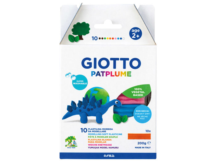 Plasticine Giotto Patplume set
