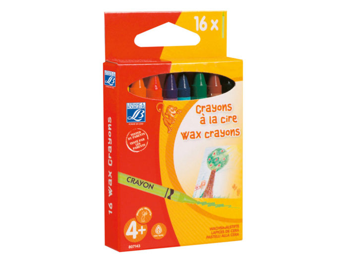 Wax crayons L&B Education 8mm