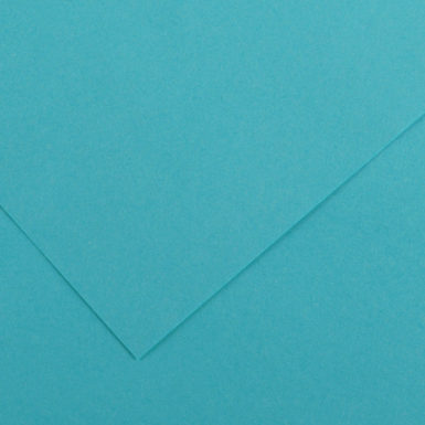 Smooth paper Vivaldi 240g 50x65cm 25 turquoise blue
