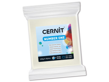 Polümeersavi Cernit No.1 250g 027 opaque white