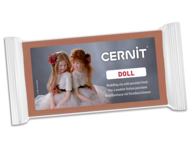 Polymer clay Cernit Doll 500g 807 caramel