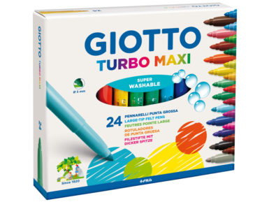 Flomasteris Giotto Turbo Maxi 24vnt.