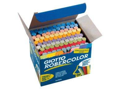 Blackboard chalks Giotto Robercolor 100pcs assorted colours