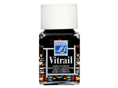 Stikla krāsa Vitrail 50ml 267 hiding black