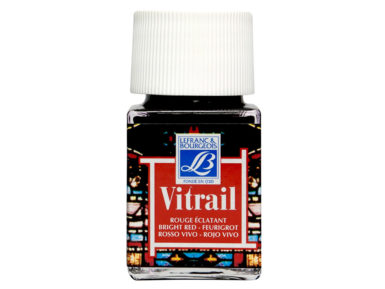 Stikla krāsa Vitrail 50ml 433 bright red