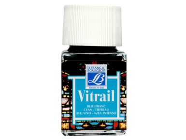 Stikla krāsa Vitrail 50ml 087 cyan
