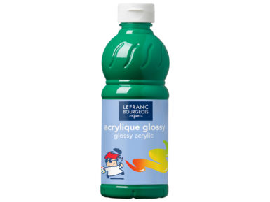 Glossy Acrylic 500ml fluid Bright green