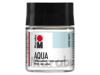 Laka salvešu tehnikai Aqua satin matt 50ml 