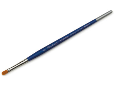 Brush Kaerell Blue 8244 No 04 synthetic filbert short handle
