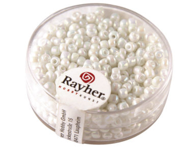 Rocailles 2.6mm opaque 17g 02 white
