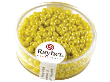 Rocailles 2.6mm opaque 17g 20 yellow
