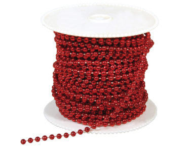Decorative chain 4mm red