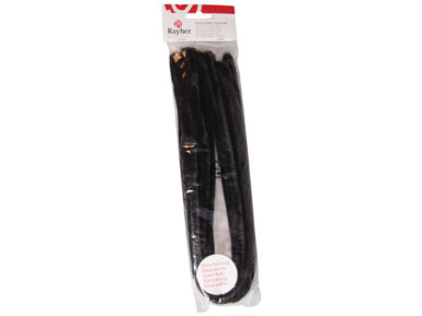 Chenille sticks 50cm tab-bag 10pcs 9mm 01 black