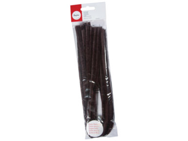 Chenille sticks 50cm tab-bag 10pcs 9mm 05 dark brown