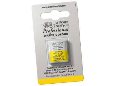 Akvareļkrāsu kubiņš Professional 1/2 118 cadmium yellow pale