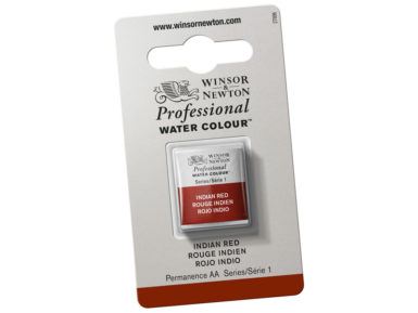 Professional Water Colour Half Pan 317 Indian Red
