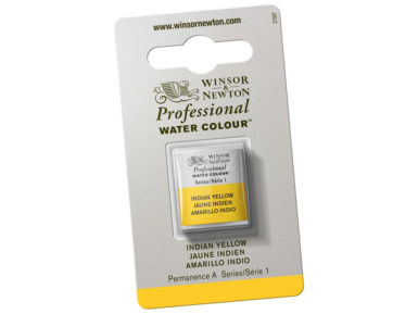 Professional Water Colour Half Pan 319 Indian Yellow