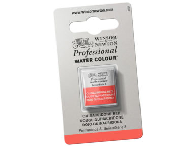 Professional Water Colour Half Pan 548 Guinacridone Red