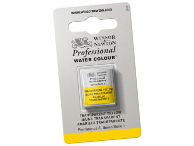 Akvarelinių dažų pakuotė Professional 1/2 653 transparent yellow