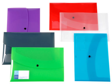 Aploksne Viquel Propyglass A4/kabatiņas ar vizītkarti daž. krāsas