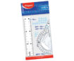 Drafting Set Essentials 242 (15cm ruler+protractor 10cm+2 squares 11cm) blister