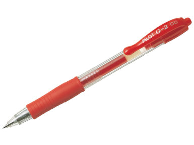Gēla pildspalva Pilot G-2 0.5 red