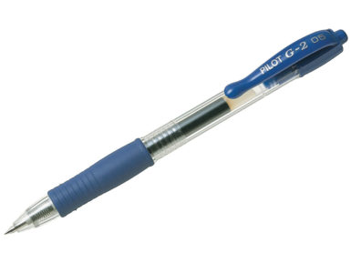 Geliniai rašikliai Pilot G-2 0.5 mėlyna