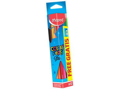 Colour pencils ColorPeps 12pcs + Vivo pencil shar
