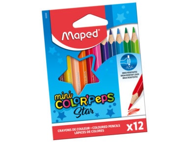 Krāsainais zīmulis ColorPeps Mini 12gab.
