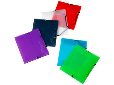 3 Flap folder Propyglass A5 assorted assorted