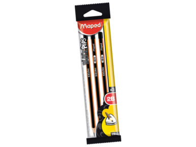 Graphite Pencil BlackPeps 2B 3pcs blister