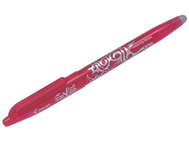 Rollerball pen Frixion pink erasable 