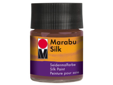 Šilko dažai Marabu Silk 50ml 045 dark brown