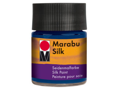 Šilko dažai Marabu Silk 50ml 053 dark blue