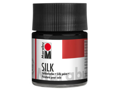 Šilko dažai Marabu Silk 50ml 073 black