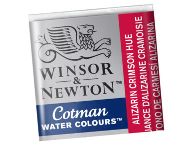 Akvarelinių dažų pakuotė Cotman 1/2 003 alizarin crimson hue