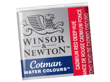 Cotman Water Colour Half Pan 098 cadmium red deep hue