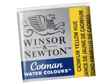 Akvarelinių dažų pakuotė Cotman 1/2 109 cadmium yellow hue