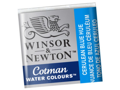 Cotman Water Colour Half Pan 139 cerulean blue hue