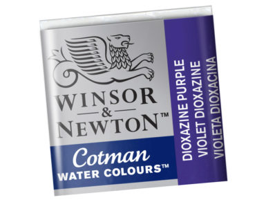 Cotman Water Colour Half Pan 231 dioxazine violet