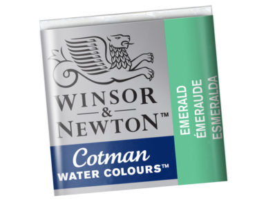Akvarelinių dažų pakuotė Cotman 1/2 235 emerald