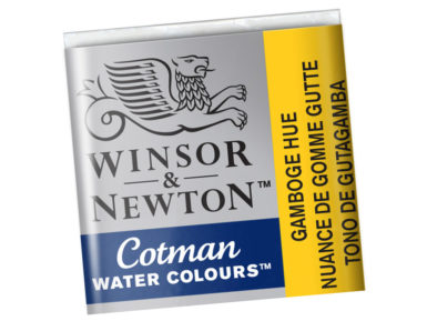 Cotman Water Colour Half Pan 266 gamboge hue