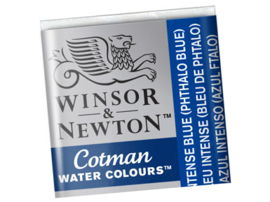 Cotman Water Colour Half Pan 327 intense blue
