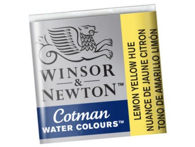 Akvarelinių dažų pakuotė Cotman 1/2 346 lemon yellow hue
