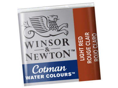 Cotman Water Colour Half Pan 362 light red