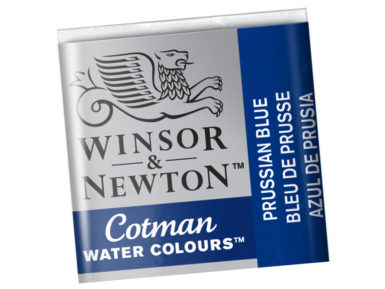 Akvarelinių dažų pakuotė Cotman 1/2 538 prussian blue
