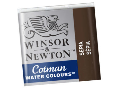 Cotman Water Colour Half Pan 609 sepia
