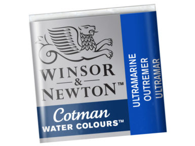 Akvarelinių dažų pakuotė Cotman 1/2 660 ultramarine