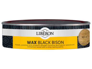 Liberon Black Bison Paste Wax 150ml walnut