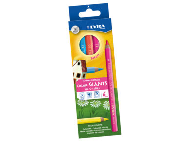 Colour pencil Lyra Color Giants Neon 6pcs